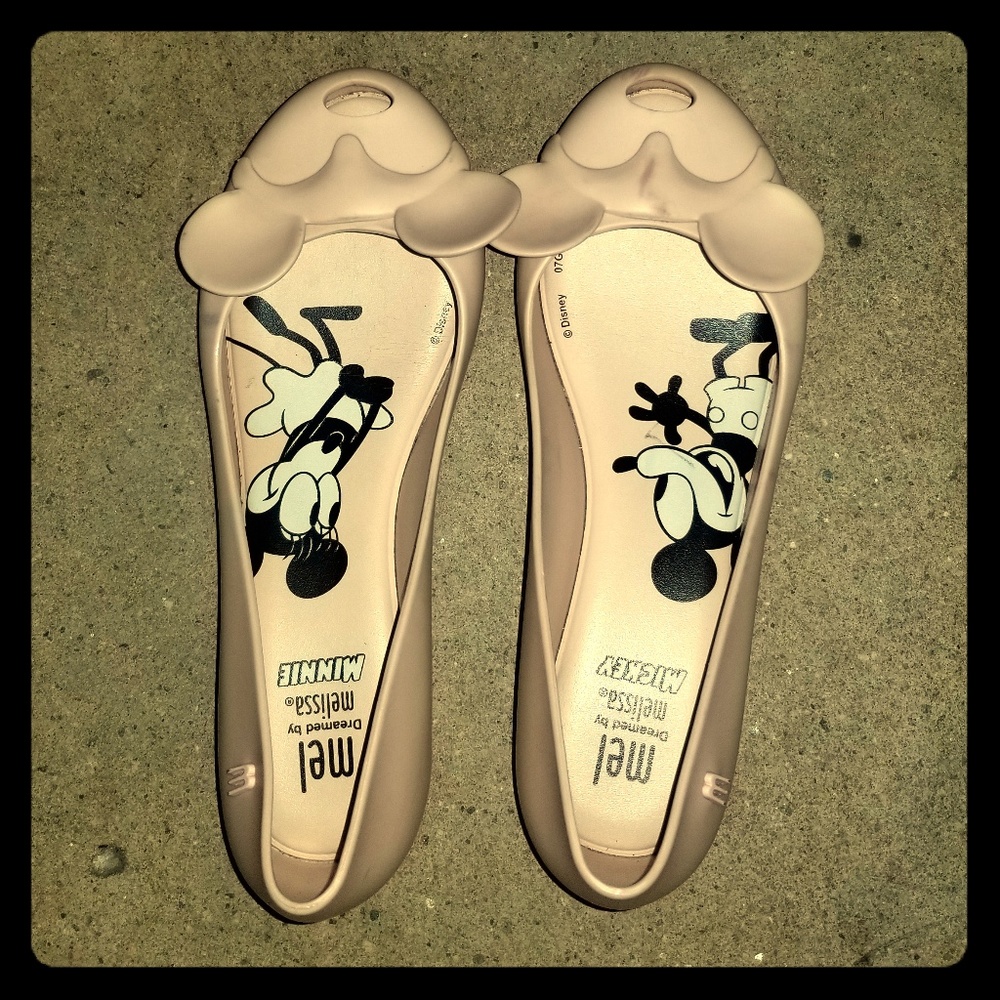 Mini Melissa Minnie Mouse ballet flats